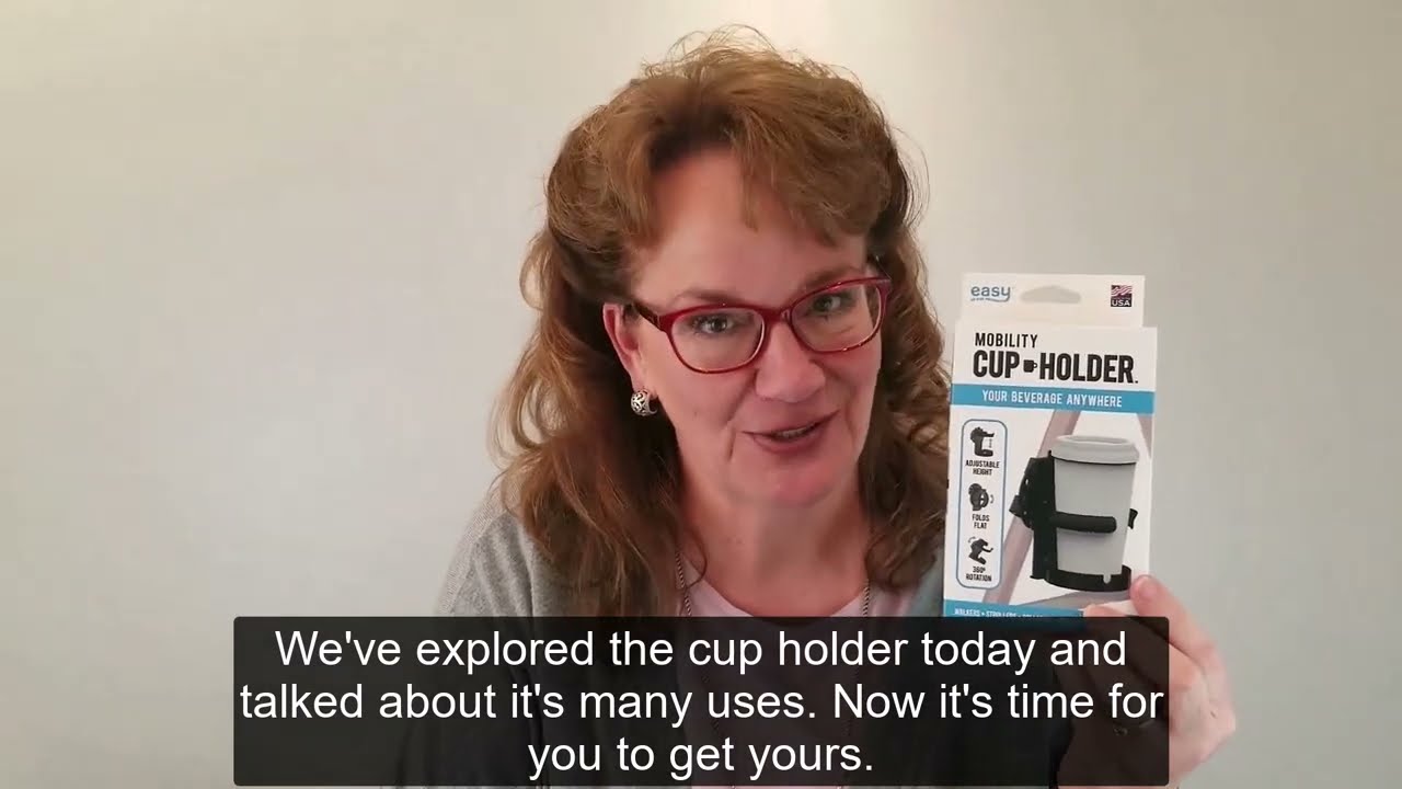 How to install and use the Mobility Cup Holder by Easy To Use Products