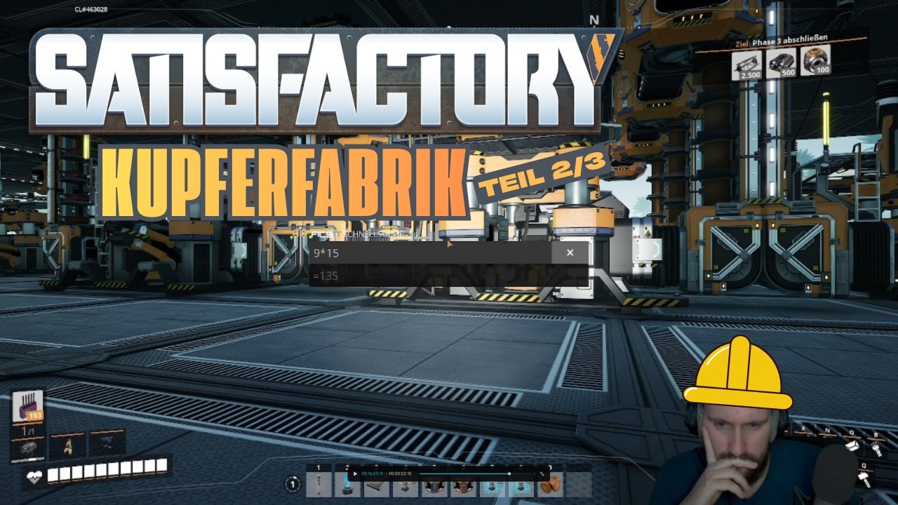 Satisfactory Anfänger 🏭 | Kupferfabrik bauen (Draht, Kabel & Kupferblech) Teil 2/3
