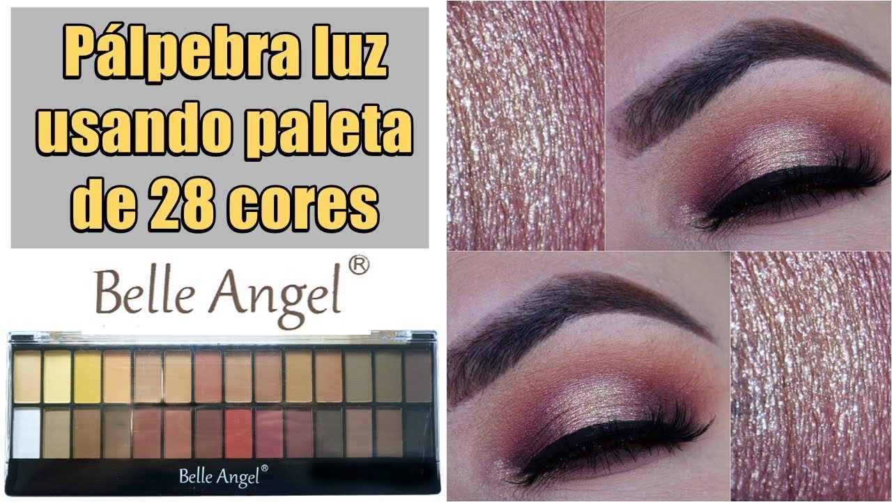 ✨Pálpebra luz usando Paleta de 28 cores - Belle Angel