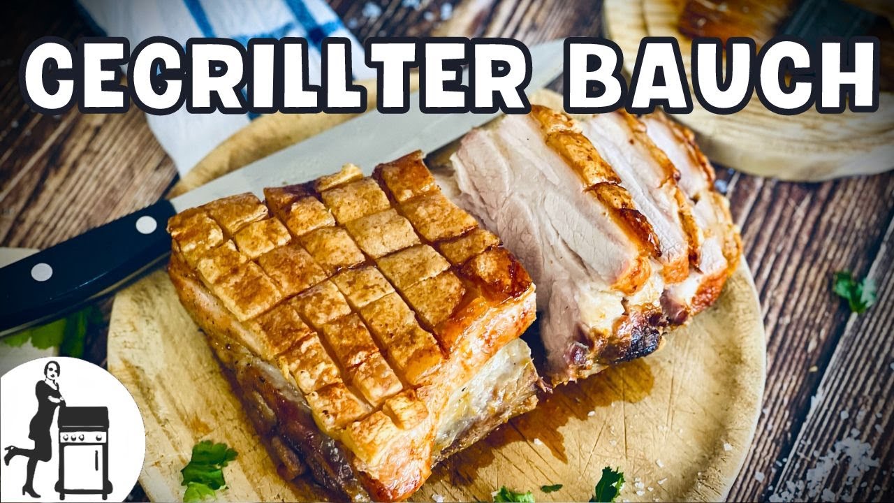 Schweinebauch im Stück grillen | Die Frau am Grill