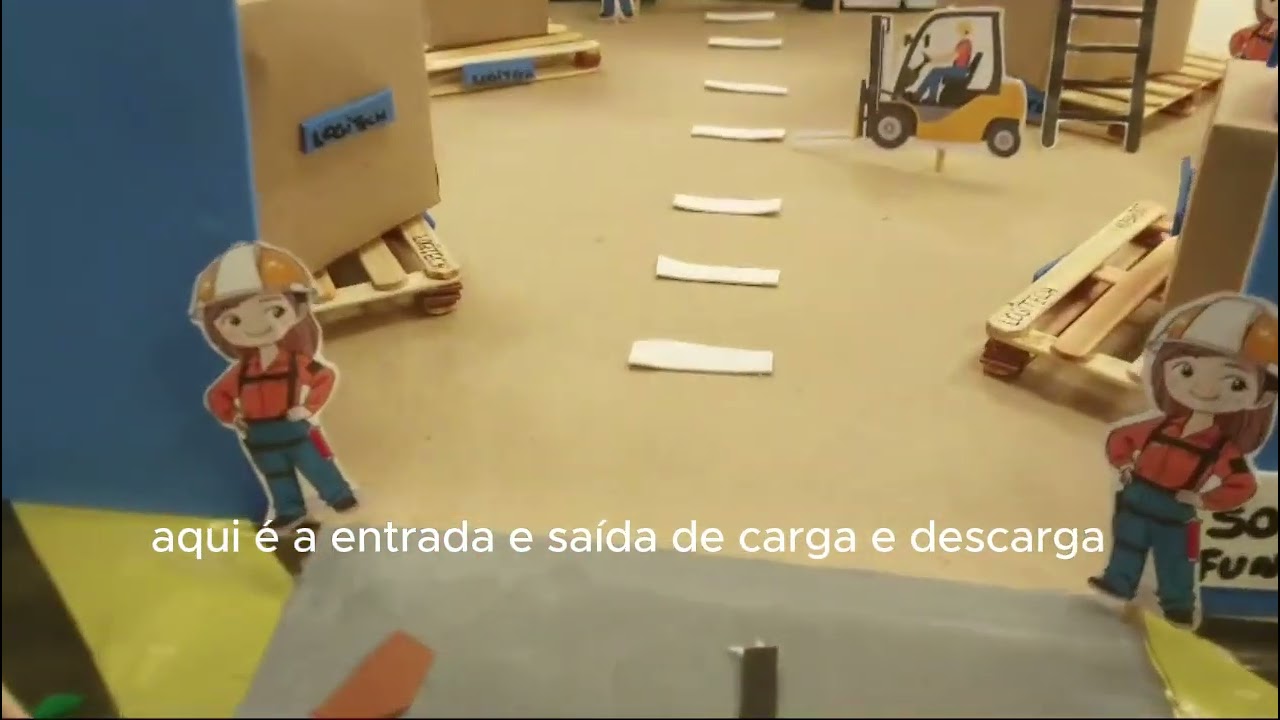 Maquete - armazem logistica