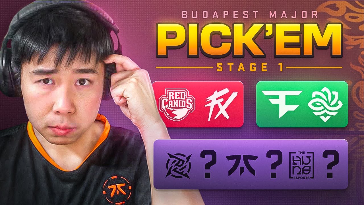 StarLadder Budapest Major 2025 Pick&rsquo;Em - Stage 1 Predictions & Upsets
