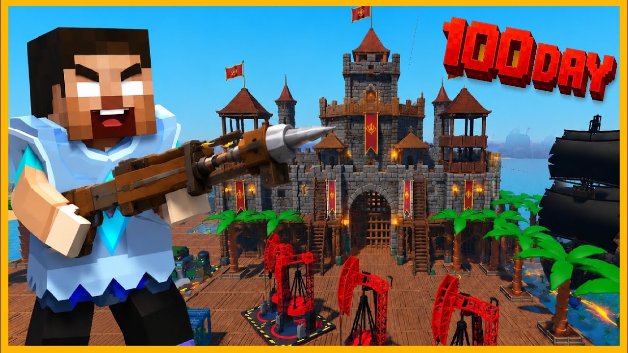[ ROBLOX ] THỬ TH&Aacute;CH SINH TỒN 100 NG&Agrave;Y TR&Ecirc;N BIỂN CỦA THẦY | MV GAMER