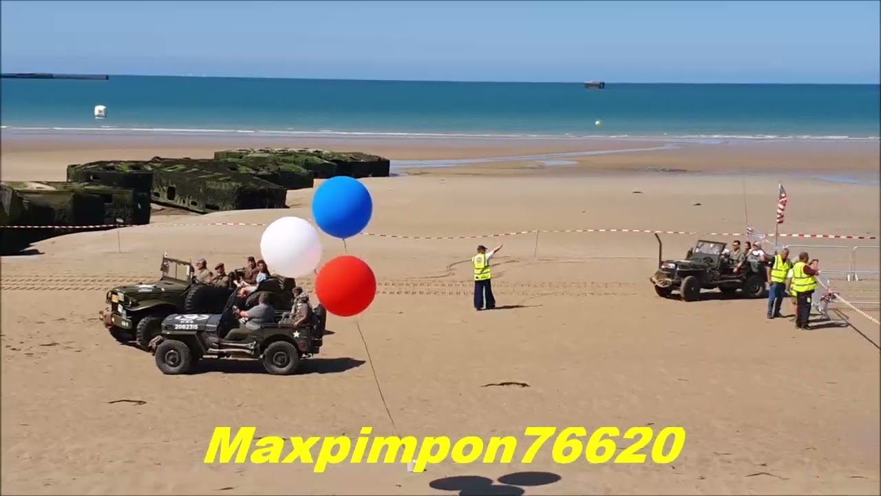 Engins militaire sur la plage
