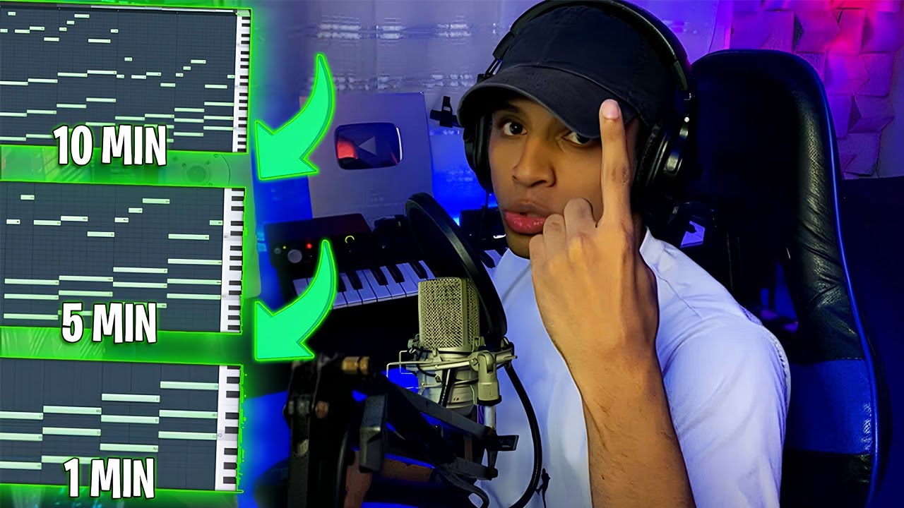 FAZENDO BEAT EM 10 MINUTOS, 5 MINUTOS E 1 MINUTO - Desafio