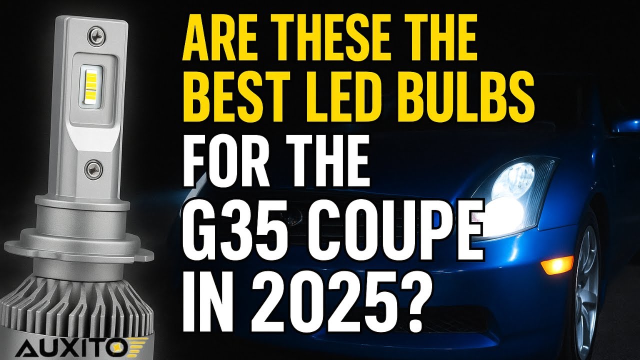 Best LED Bulbs for the G35 Coupe in 2025? (Auxito Review & Install)