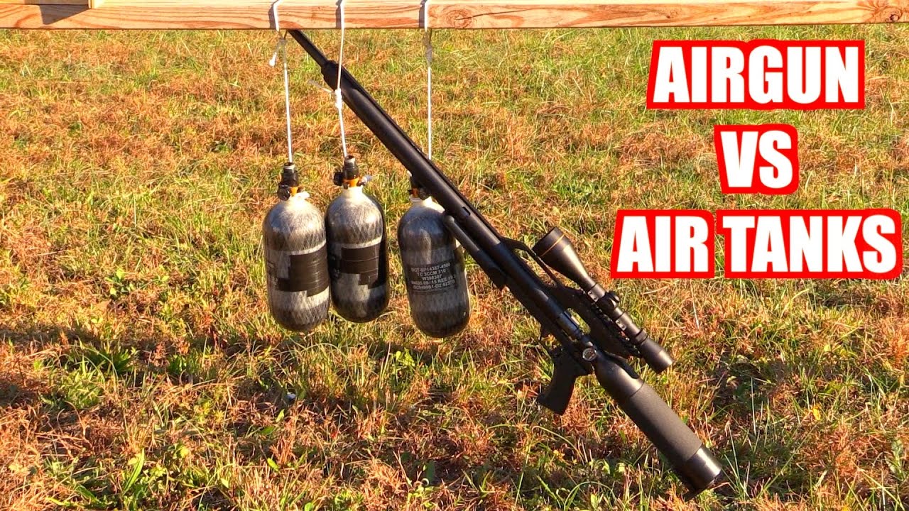 What will happen if you shoot charged 3,500 PSI air tanks?