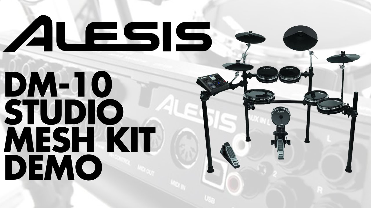 Alesis DM10 Studio Kit Mesh Demo at GAK