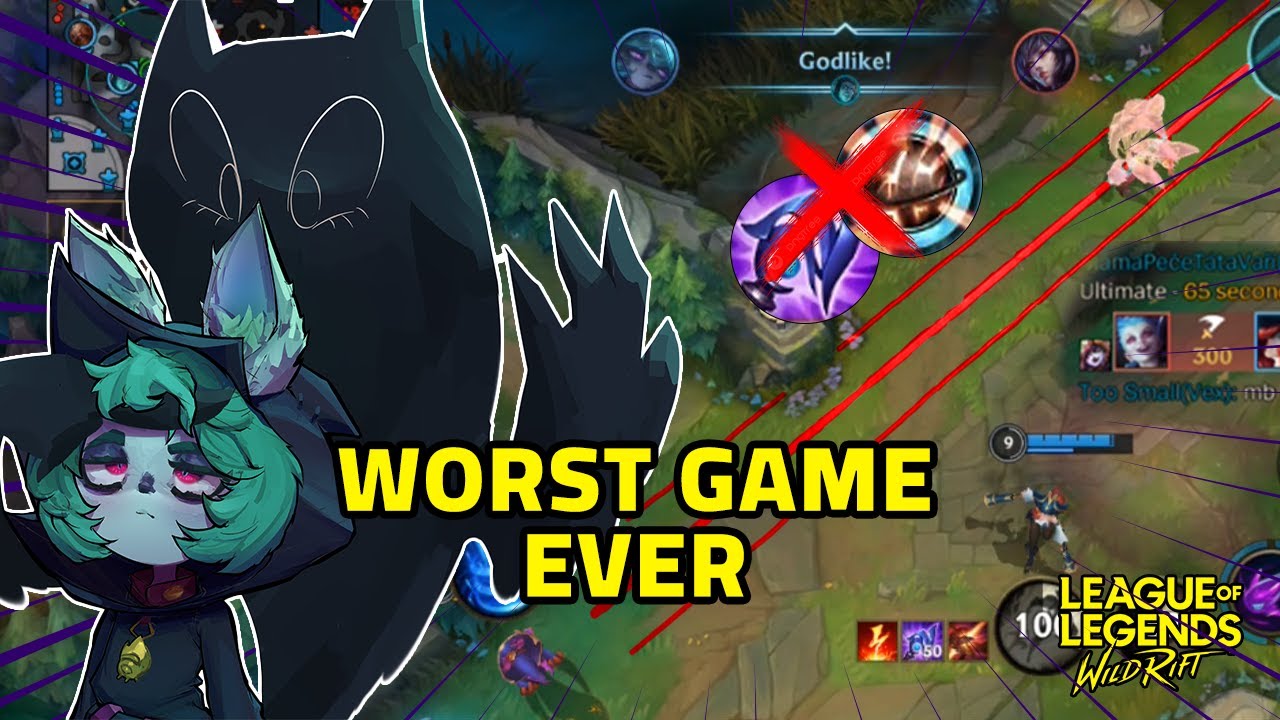 Top 1 Vex But CAMPING Dragon Lane | Challenger Vex Wild Rift Gameplay