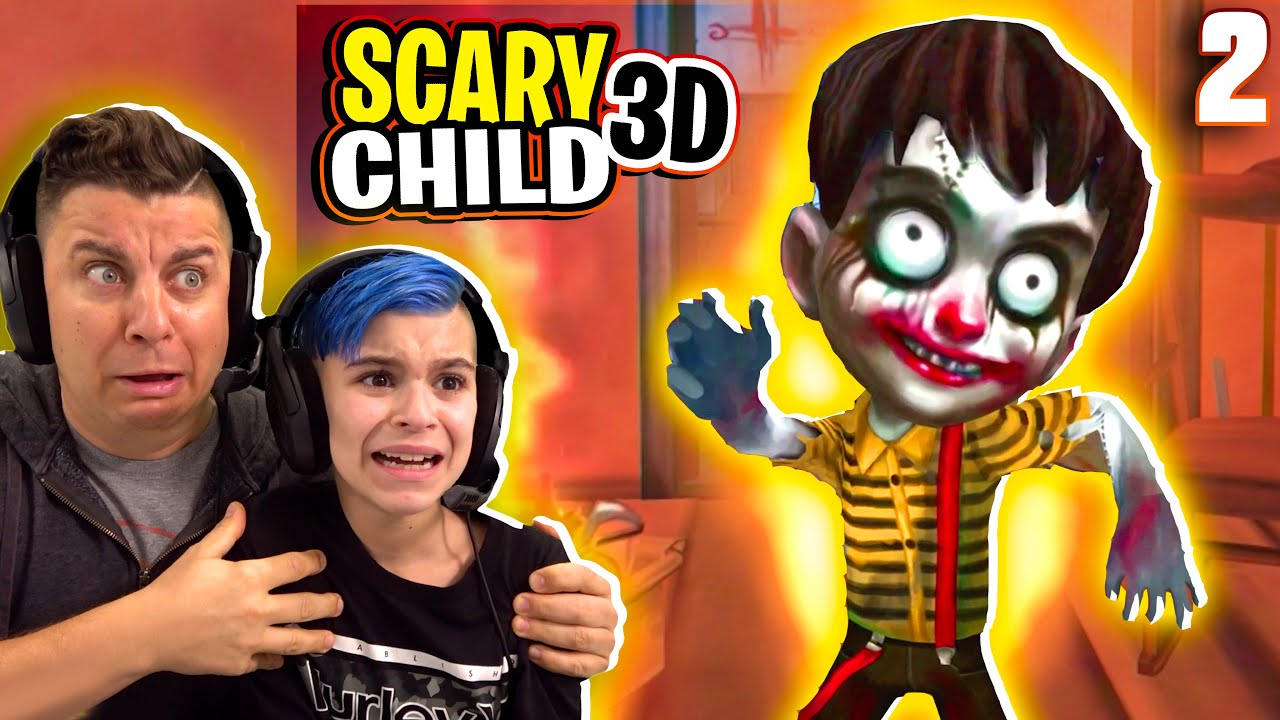 HE IS ON FIRE! SCARY CHILD 3D Ending