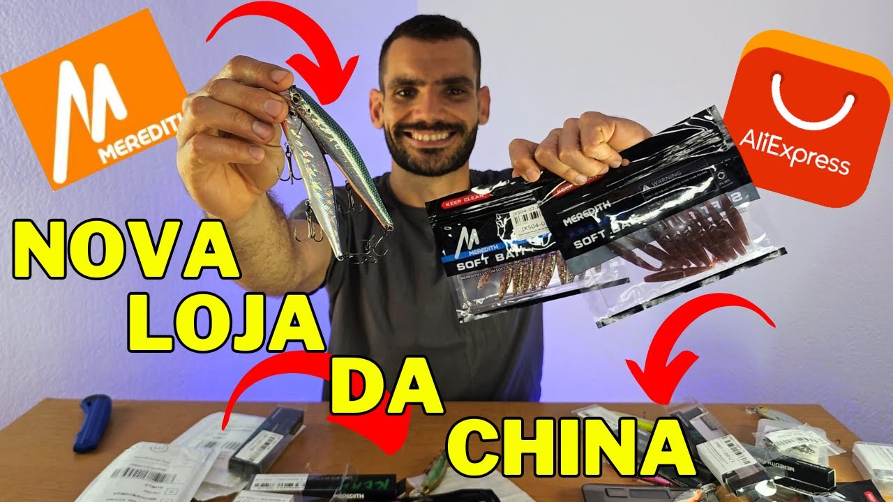 MUITAS NOVIDADES EM ISCAS ARTIFICIAIS E MATERIAL DE PESCA! CONFIRAM A LOJA MEREDITH NA ALIEXPRESS!