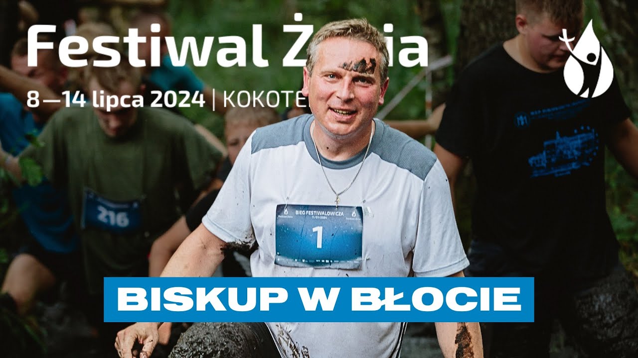 BISKUP W BŁOCIE! | Festiwal Życia 2024 – Bieg Festiwalowicza