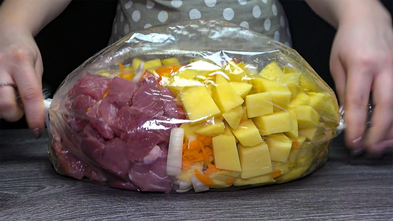 Так вкусно, что Готовлю каждую Неделю! Все в пакет и в духовку! Рецепт быстрого ужина #64