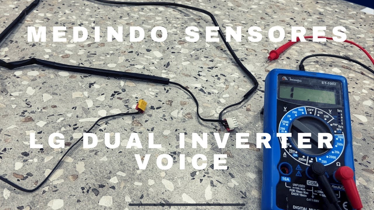 Medindo Sensores Ar Condicionado LG Dual Inverter Voice