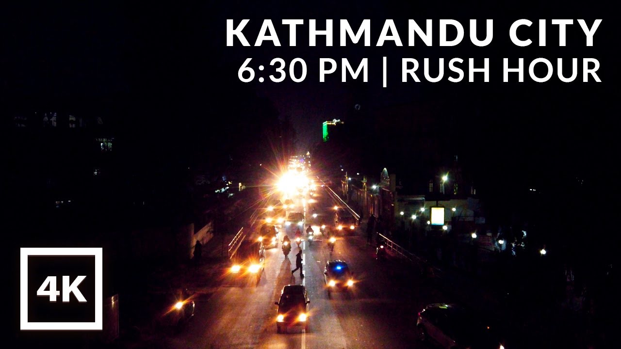 100% ASMR Tingles | City Traffic Ambience for Sleep - Binaural Sounds | Kathmandu City Rush Hour- 4K