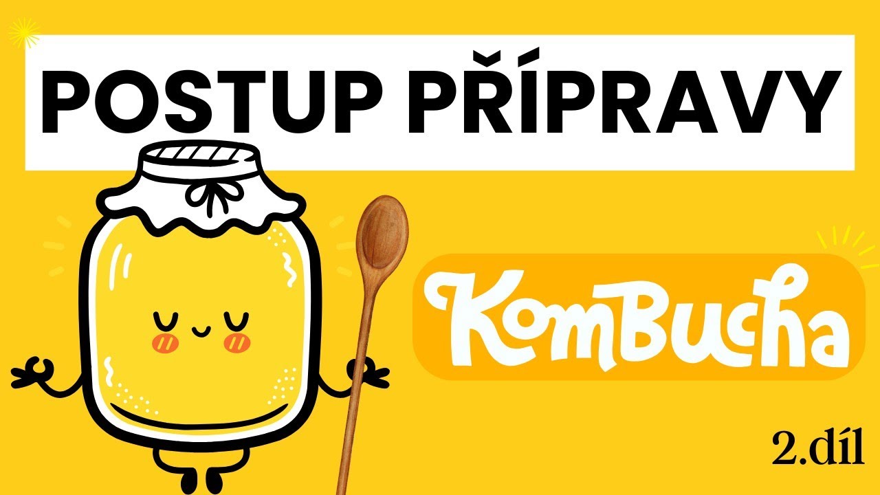 Domácí kombucha – jednoduchý recept a postup