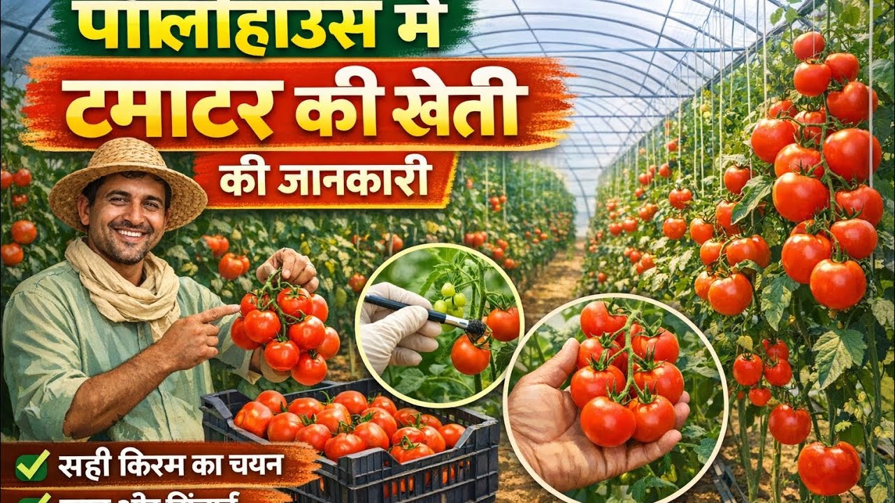 पॉलीहाउस में सबसे अधिक उत्पादन देने वाली टमाटर की वैरायटी 