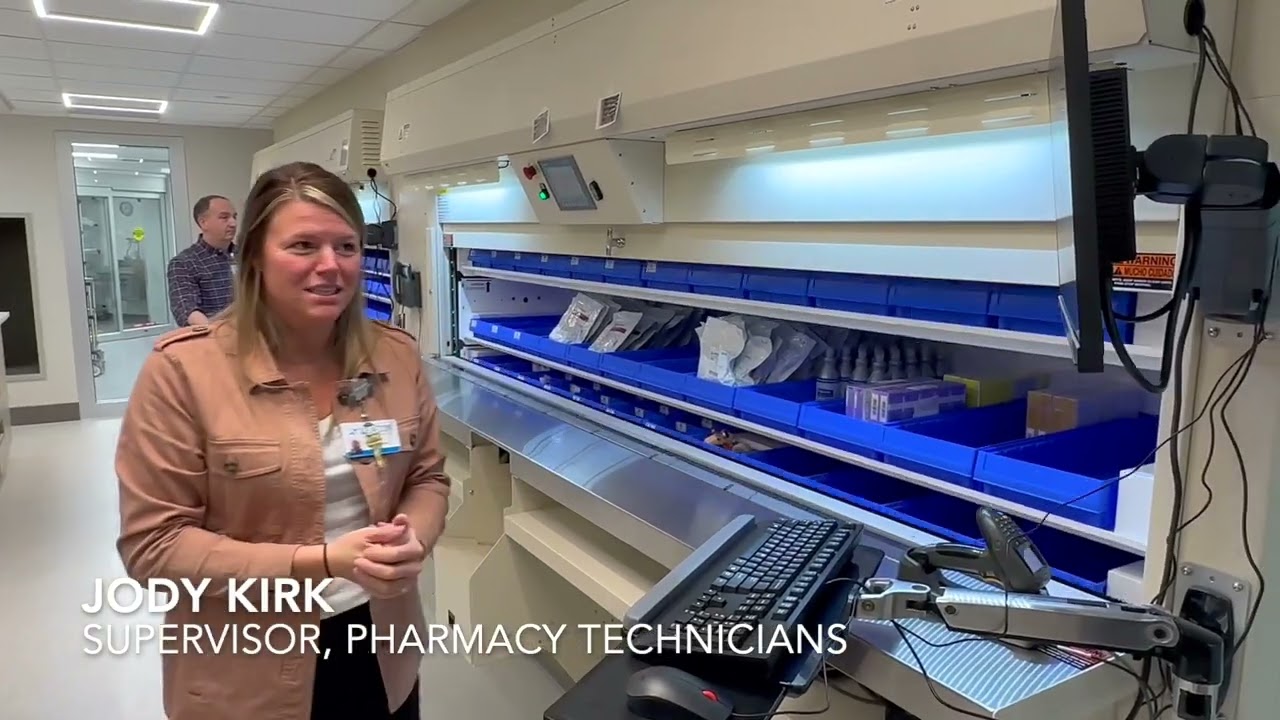 A celebration and tour of the new Memorial Hospital Inpatient Pharmacy