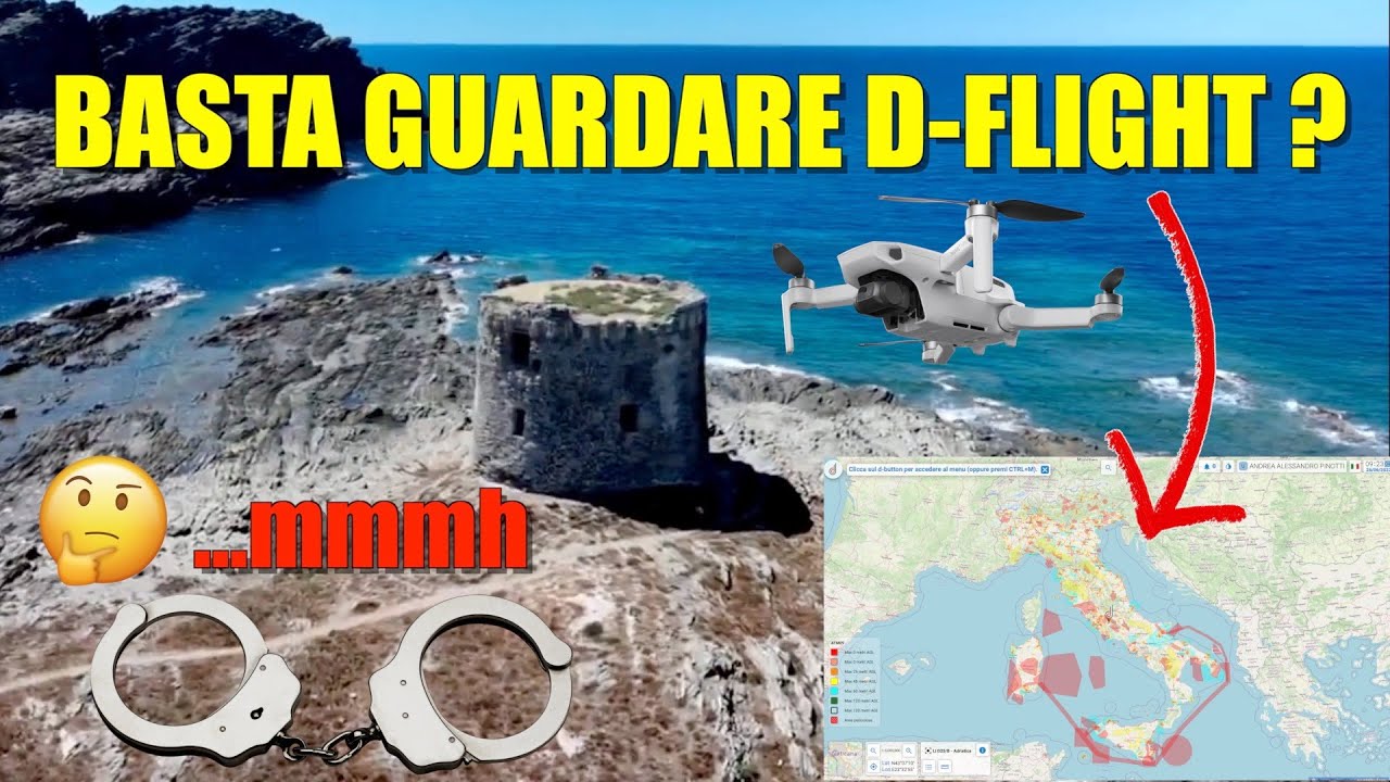 DIVIETI DRONE - BASTA GUARDARE LE MAPPE DI D_FLIGHT ? .....MMMMH🤔