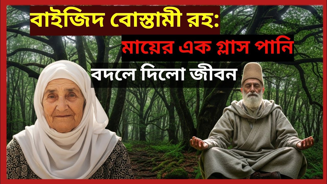 বায়জিদ বোস্তামি (রহঃ) ও তার মায়ের সাথে অলৌকিক ঘটনা৷। Bayezid bostami story