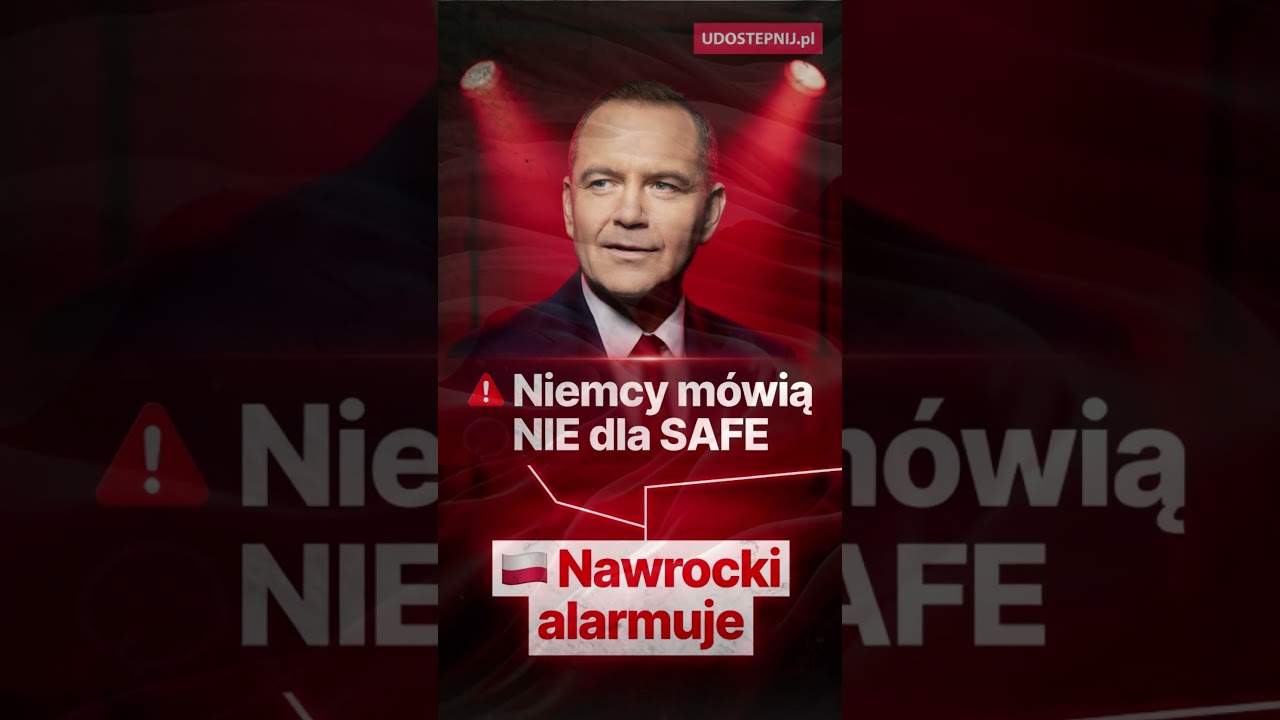 Niemcy m&oacute;wią nie dla SAFE. Polska ma podpisać SAFE na warunkach Brukseli!?