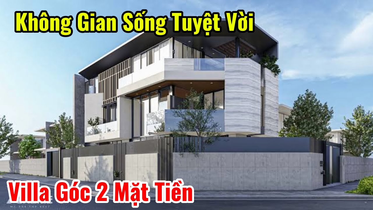 Villa Góc 2 Mặt Tiền 6.6x17m Hoành Tráng View Mát Mẻ - Không Gian Sống Xanh Mát Giữa Lòng Thành Phố