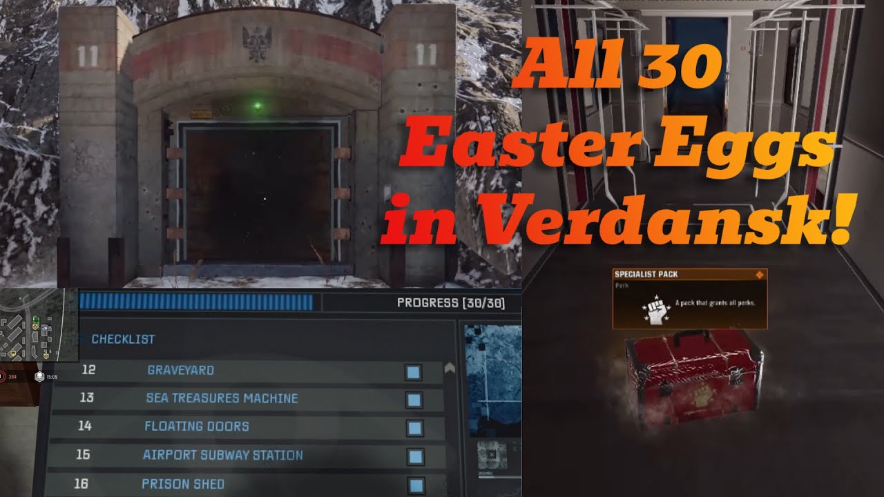 All 30 Easter Eggs in Verdansk – Complete Guide & How to Unlock Them!