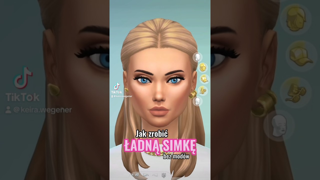 Jak zrobić ładną simkę BEZ MOD&Oacute;W✨ #sims4