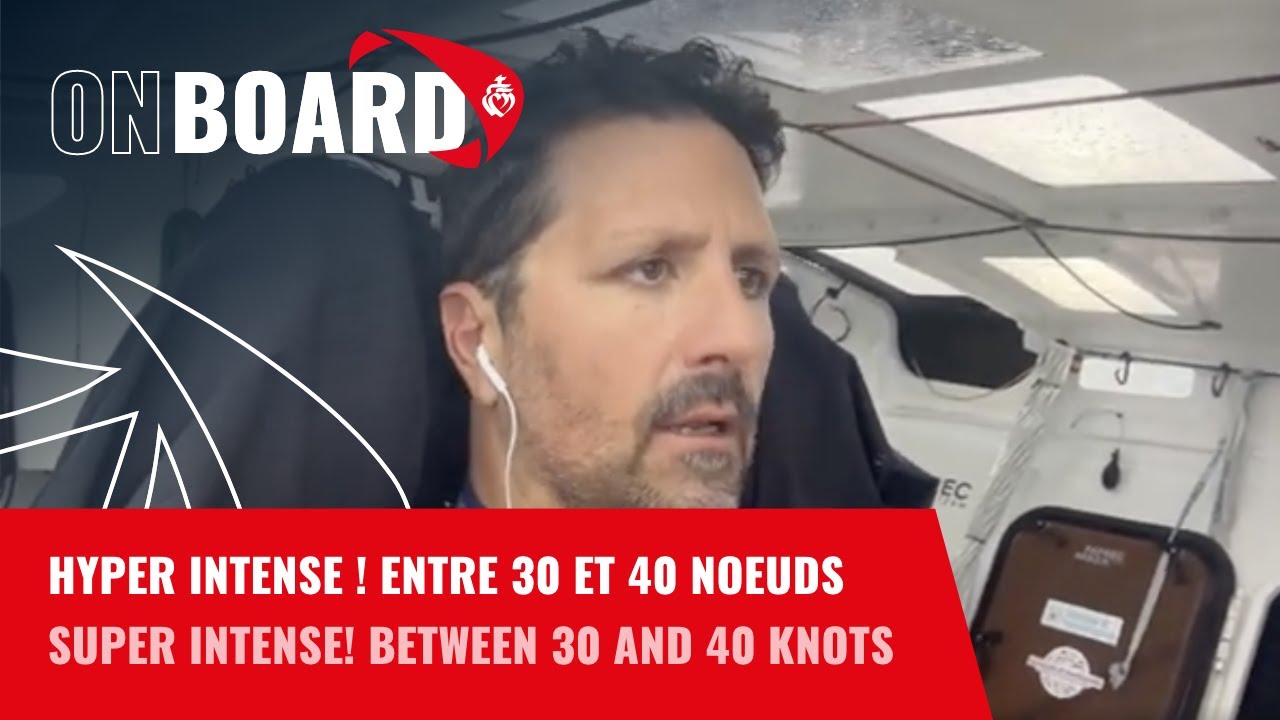 Hyper intense ! Entre 30 et 40 noeuds pour Yoann Richomme | Vend&eacute;e Globe 2024