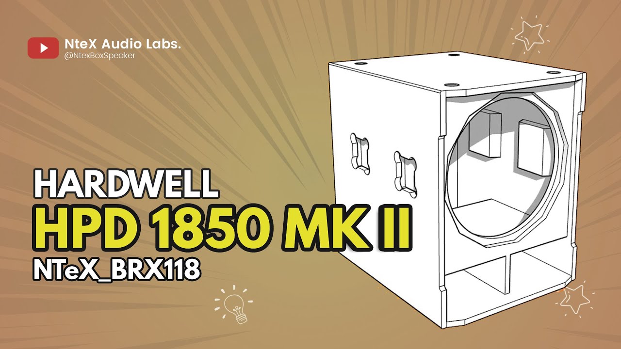 0054. Skema Box BassReflex 18 Inci | NTeX_BRX118 - Hardwell HPD 1850 MK II