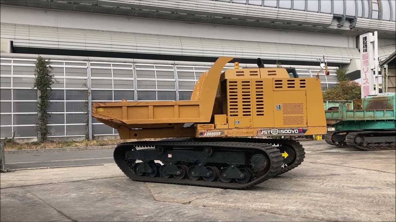 【クローラーダンプ】諸岡製 MST-1500VDR 始動動画