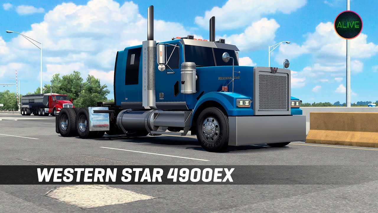 WESTERN STAR 4900EX (Outlaw) - ОБЗОР МОДА ДЛЯ ATS 1.43