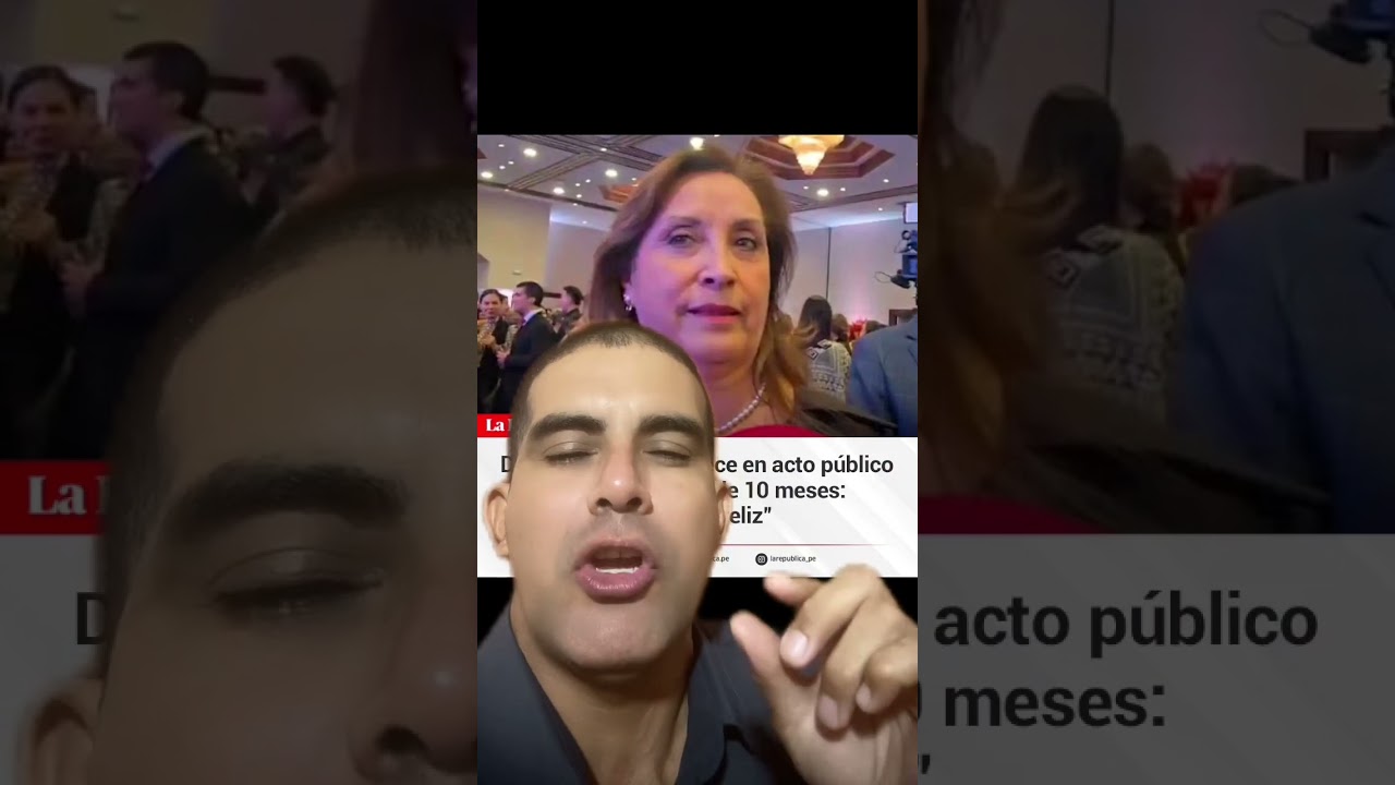 Dina Boluarte reaparece: 