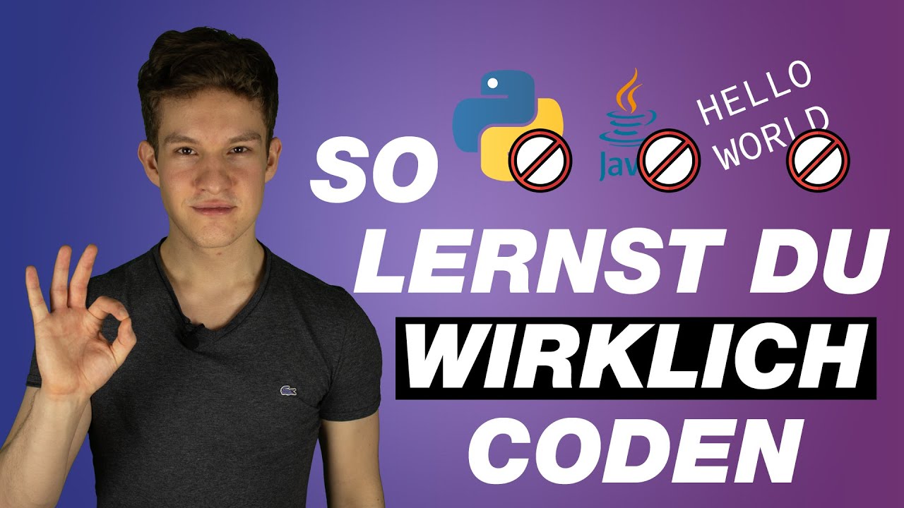 Programmieren Lernen: Die BESTE Methode (für Anfänger)