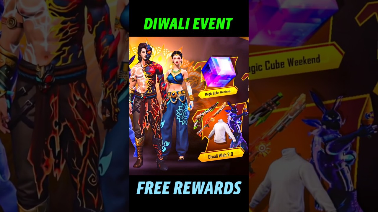 Diwali Event 2025 Free Rewards 🥳🤯 #diwalievent2025 #freefire