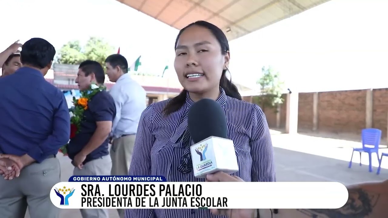 ENTREGA DE TINGLADO EN LA UNIDAD EDUCATIVA TOTORALES EN EL DM5 DEL MUNICIPIO DE LA GUARDIA