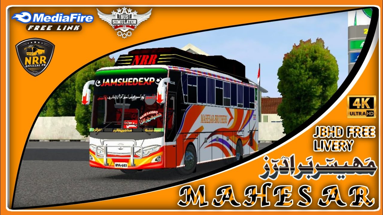 Mahesar Brothers || Free Bus Free HD Livery || JB 1 Free HD Livery || NRR