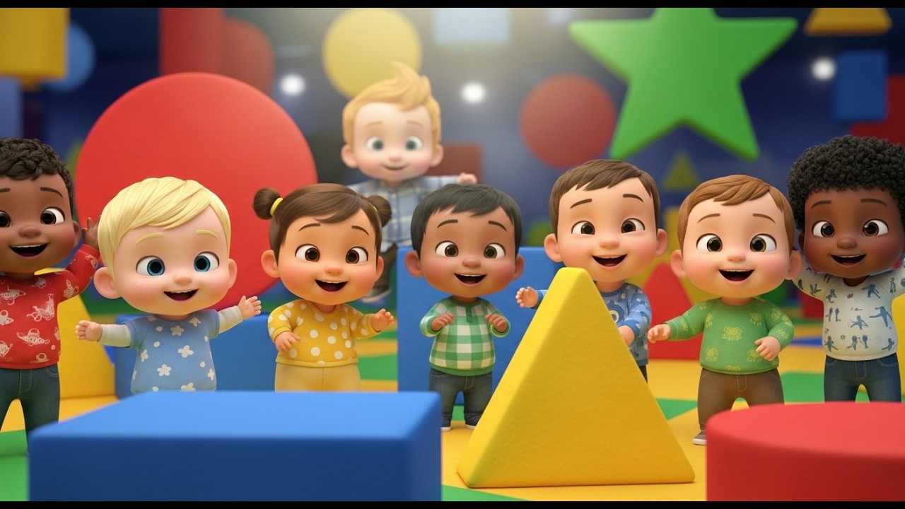Color Shapes Fun Land 🌈🔷 | Learn Colors & Shapes for Kids | Fun Learning Adventure