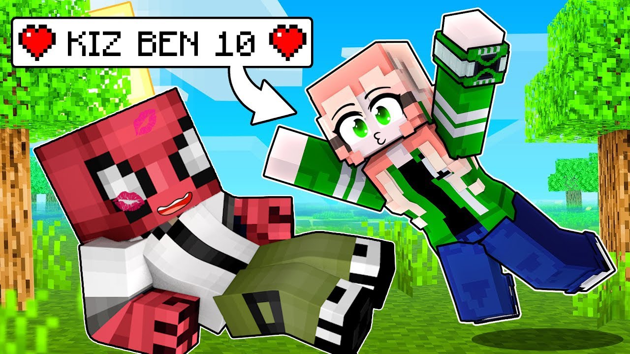 KIZ BEN 10 BANA AŞIK OLDU?!🥰😮  - Minecraft