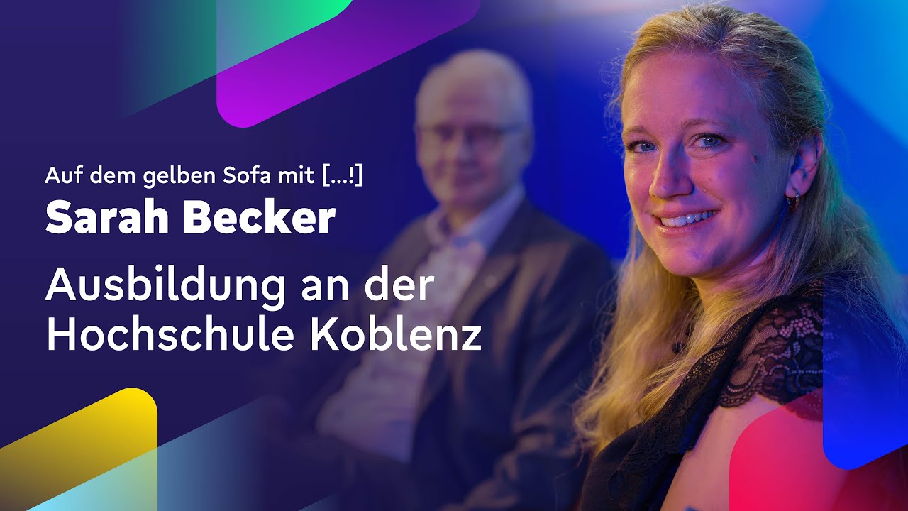 AUSBILDUNG: Auf dem gelben Sofa mit [Sarah Becker!]