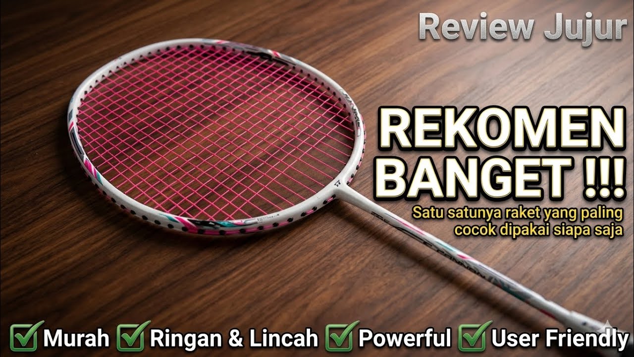 Best cheap racket ever for hobbies‼️raket murah terbaik untuk penghobi ! Recommended (english sub)