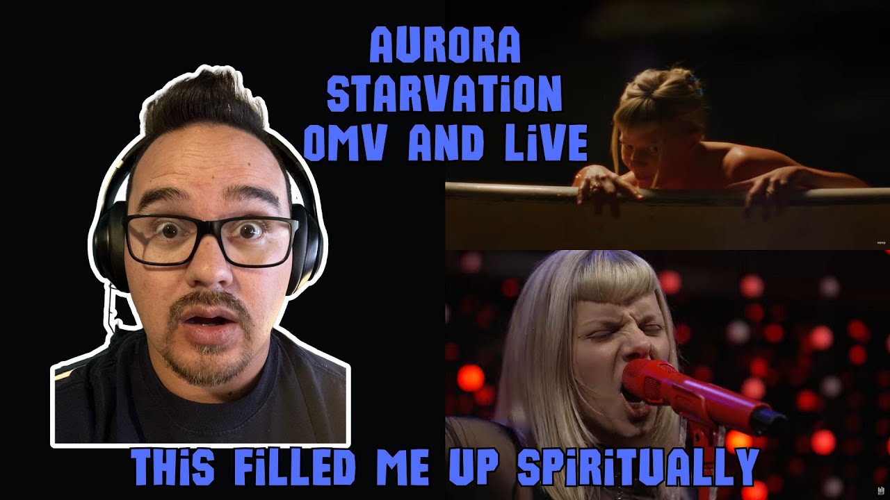 AURORA - Starvation (OMV & Live on KEXP) | First time hearing reaction |
