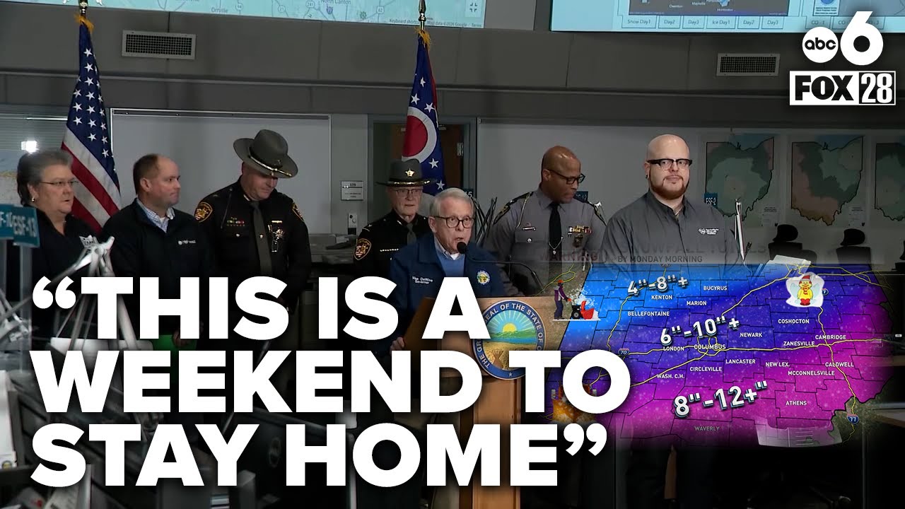 Ohio officials urge caution as winter storm approaches