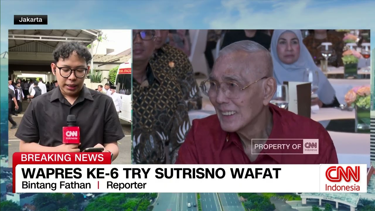 Situasi Terkini Rumah Duka Try Sutrisno di Menteng