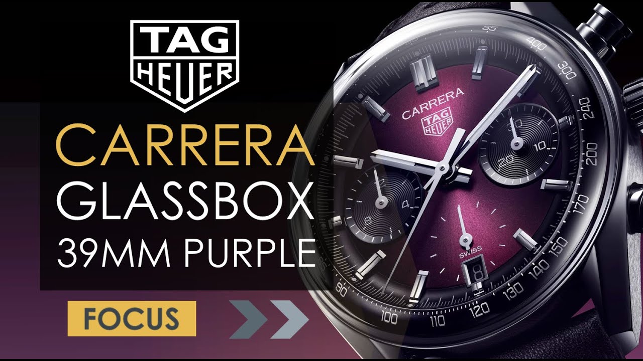 TAG HEUER frappe fort avec cette Carrera Glassbox !