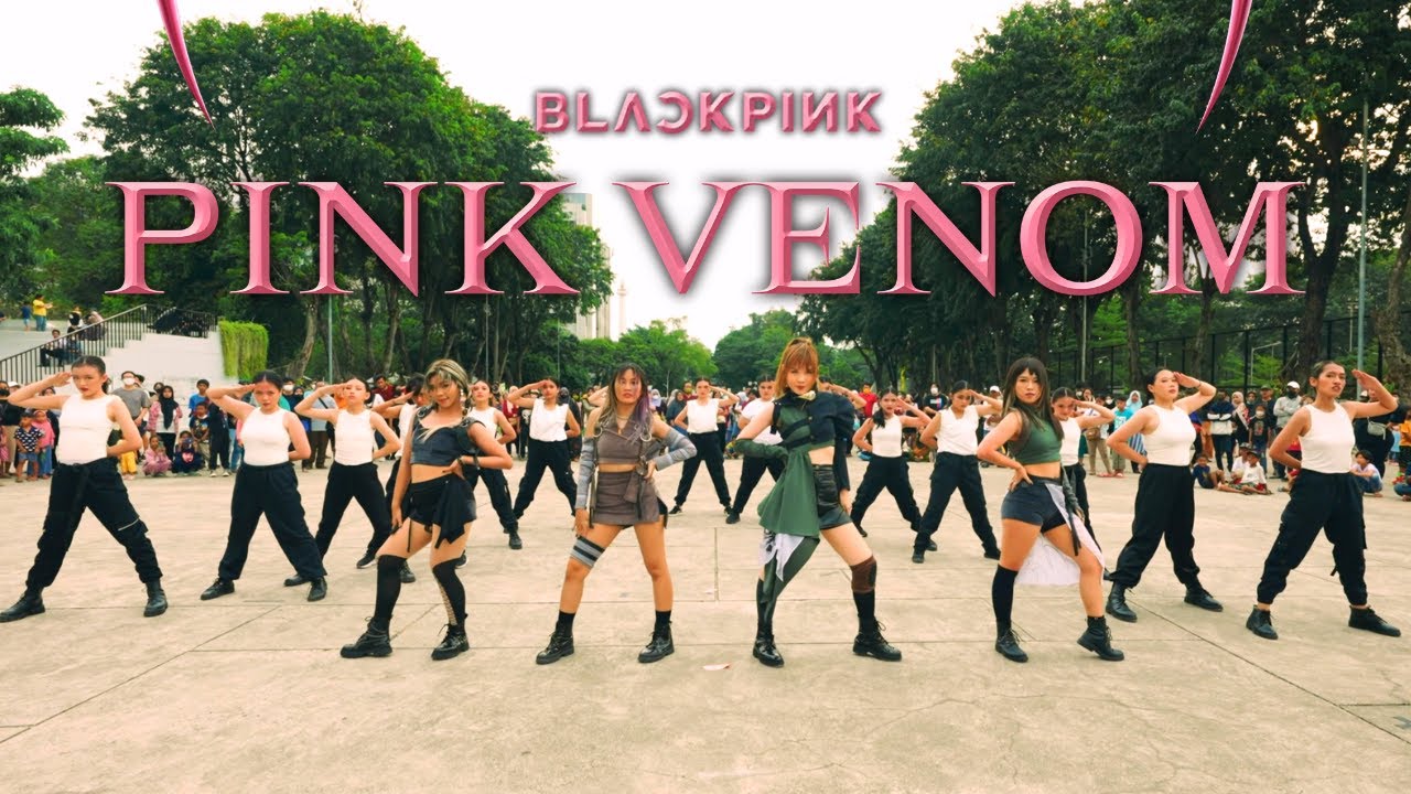 Kpop in Public Indonesia - BLACKPINK PINK VENOM Dance Cover in Public Indonesia