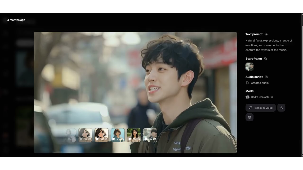 hedra ai 기초사용법