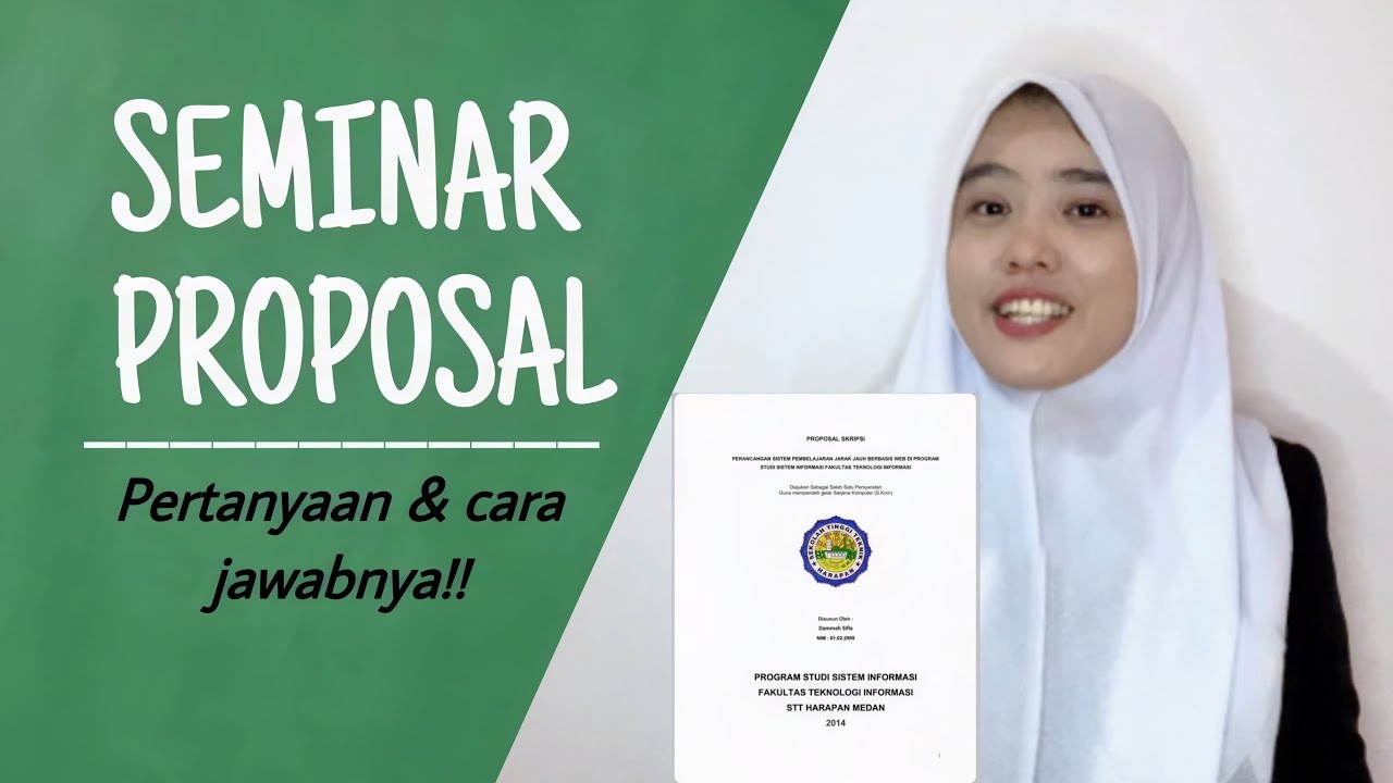 Pertanyaan SEMIN4R PROPOSAL 2022 dari Dosen Penguji‼️‼️