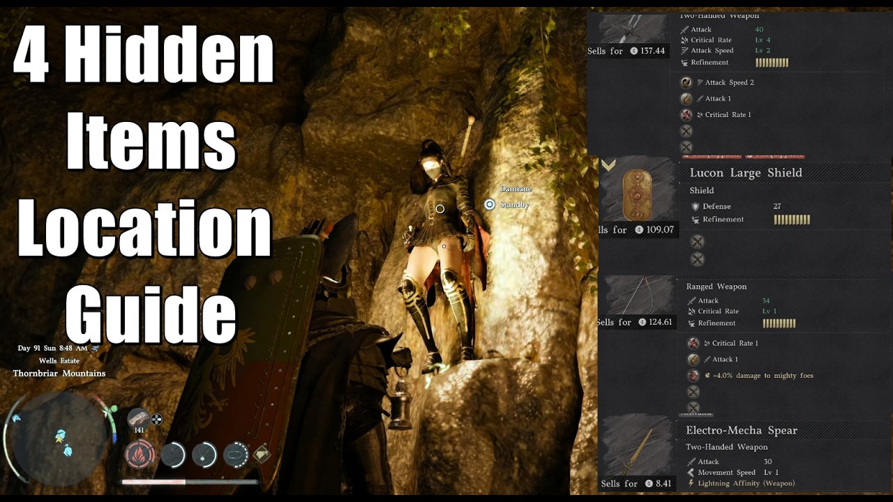 Crimson Desert &ndash; 4 Hidden Items Location Guide ( All Weapons & Shield )