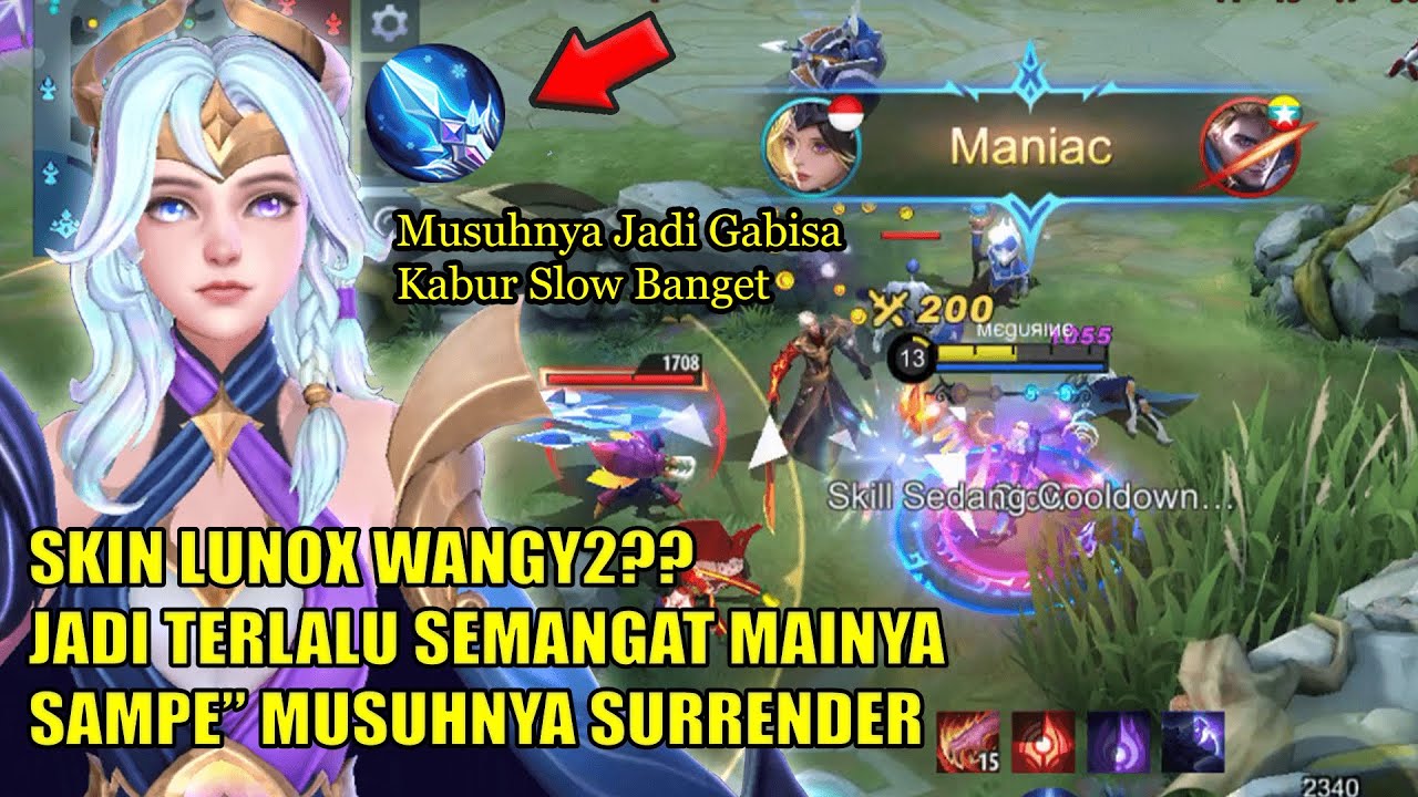 Ice queend Lunox, Dilempar biji terus sampe musuhnya ga bisa kabur